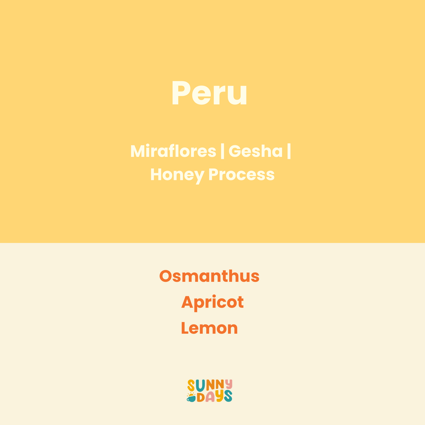 [ROAST ON 25/8] Peru Miraflores Gesha Honey Process