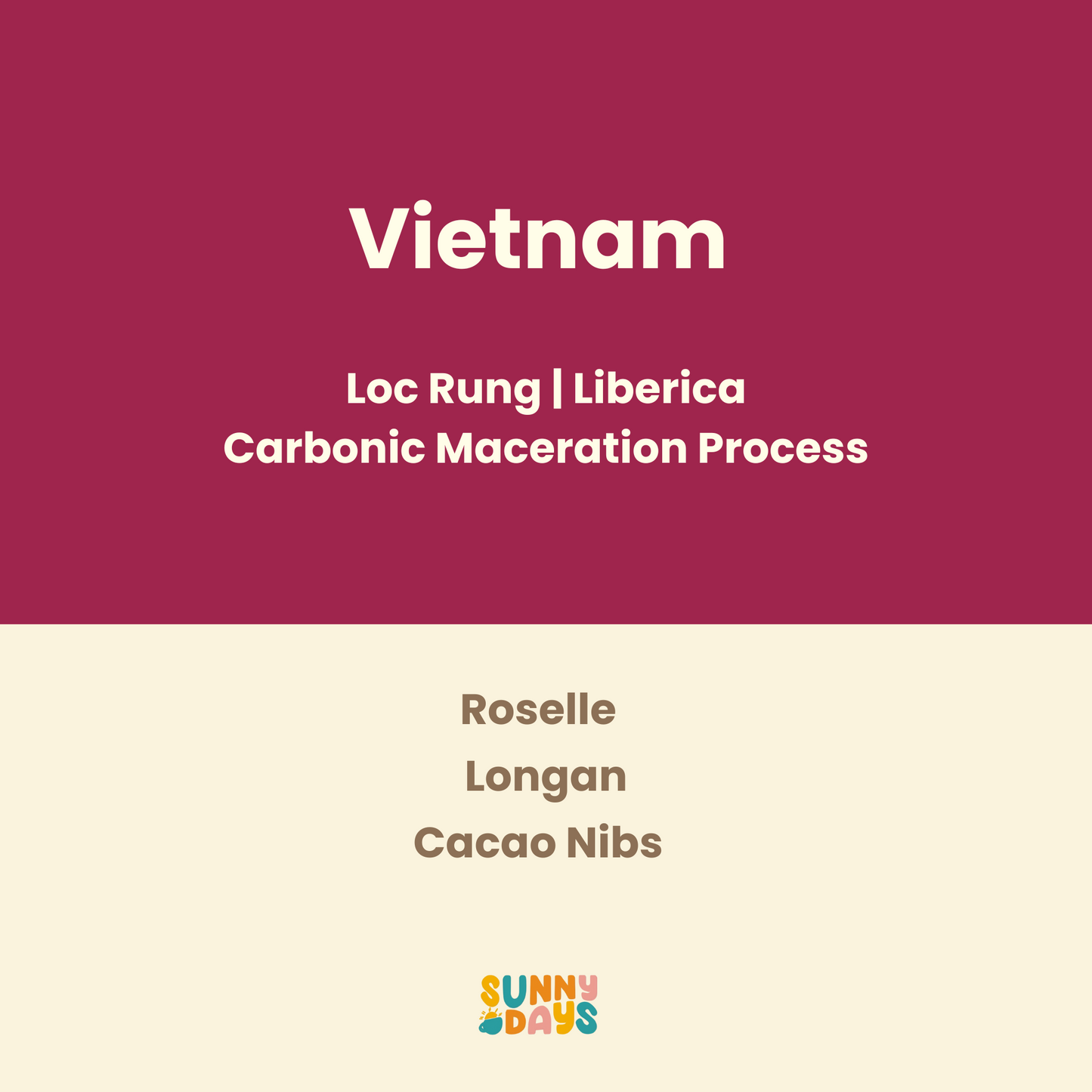 [ROAST ON 25/8] Vietnam Lộc Rừng Liberica Carbonic Maceration Natural